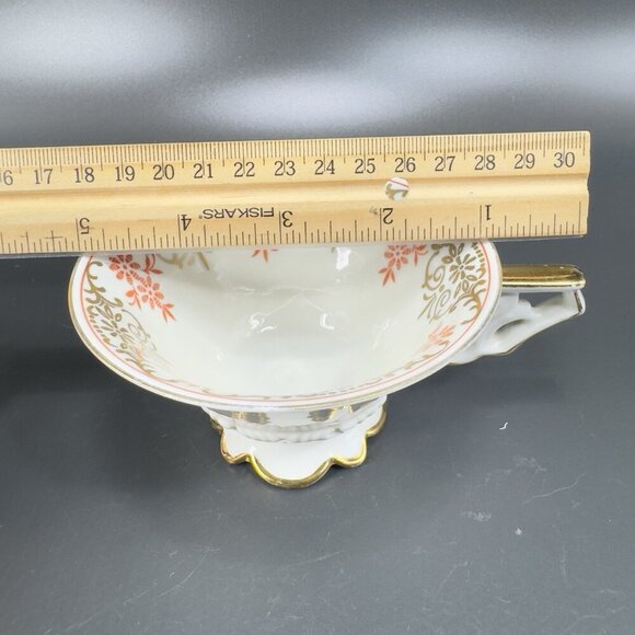 Vintage Waldershof Bavaria Germany Fine Porcelain Teacup Saucer And Plate Set - Picture 5 of 16